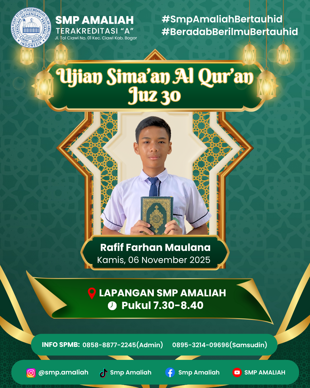 💫SIMAAN AL-QUR'AN JUZ 30